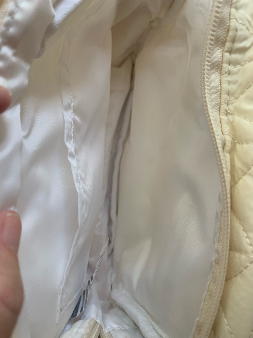 Gaiam Quilted Crossbody Bag Cream Yoga Boho Festival Lightweight - Picture 6 of 14
